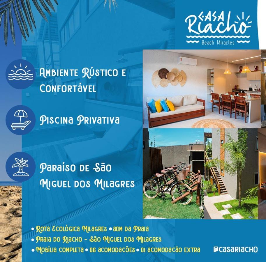 Вилла Casa Riacho Сан-Мигел-дус-Милагрис Экстерьер фото